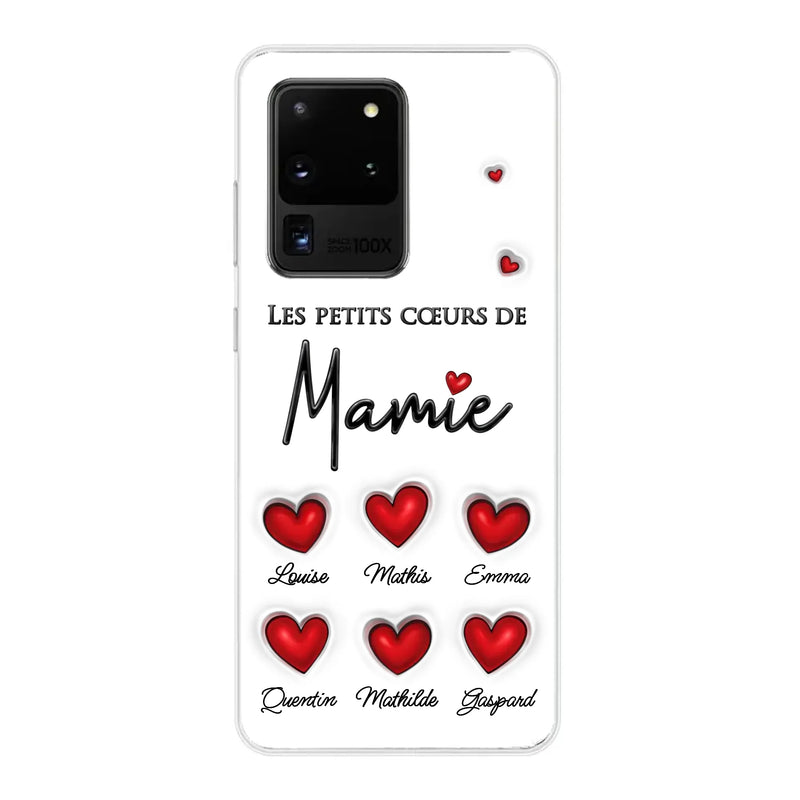 Les petits cœurs - Coque de téléphone personnalisée