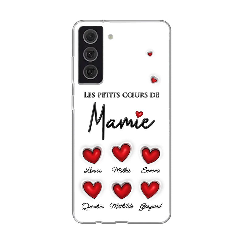 Les petits cœurs - Coque de téléphone personnalisée