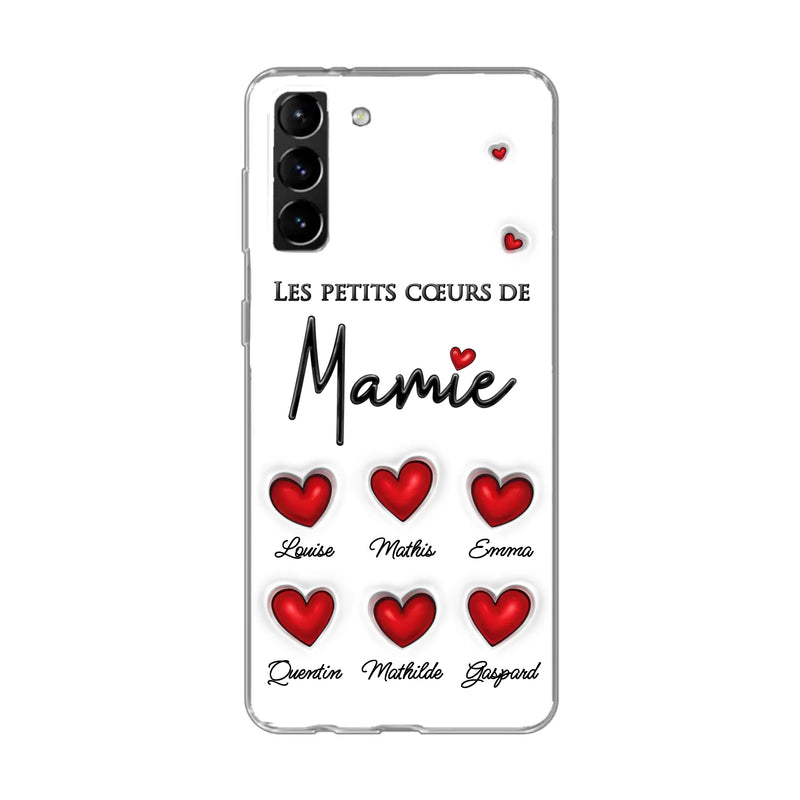 Les petits cœurs - Coque de téléphone personnalisée