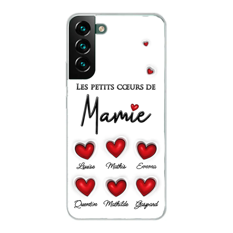 Les petits cœurs - Coque de téléphone personnalisée