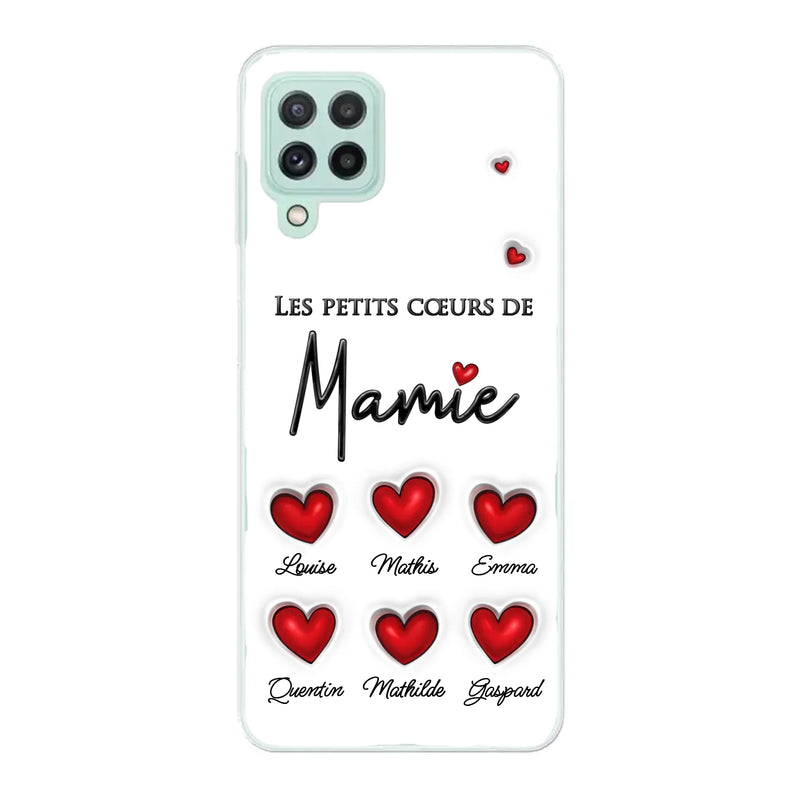 Les petits cœurs - Coque de téléphone personnalisée