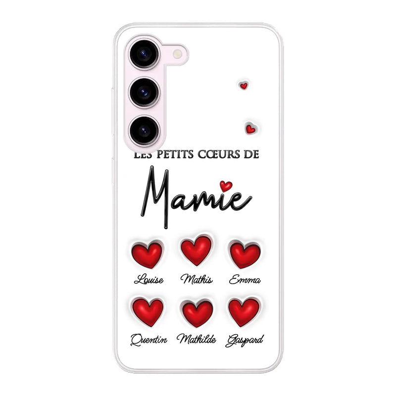 Les petits cœurs - Coque de téléphone personnalisée