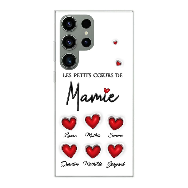 Les petits cœurs - Coque de téléphone personnalisée