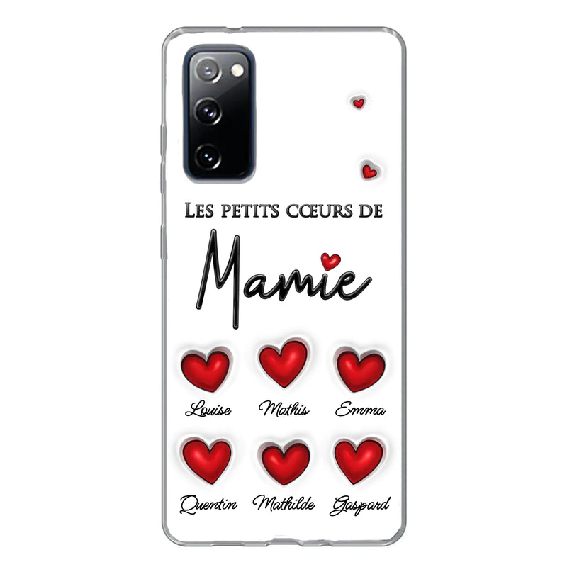 Les petits cœurs - Coque de téléphone personnalisée