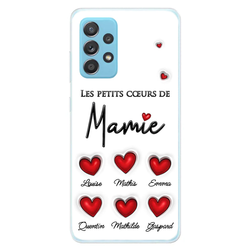 Les petits cœurs - Coque de téléphone personnalisée