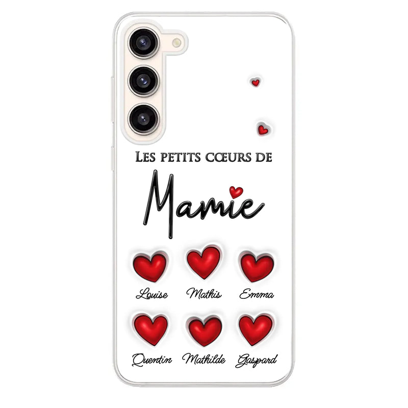 Les petits cœurs - Coque de téléphone personnalisée