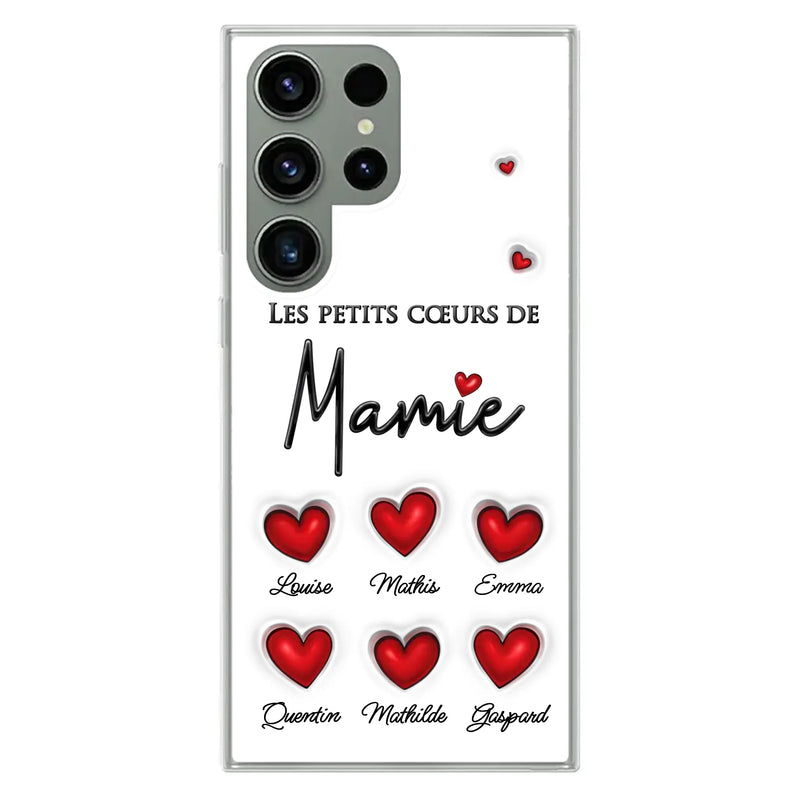 Les petits cœurs - Coque de téléphone personnalisée