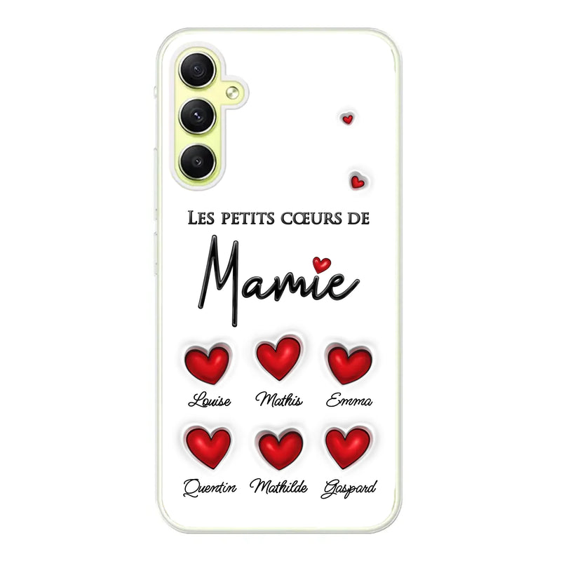 Les petits cœurs - Coque de téléphone personnalisée