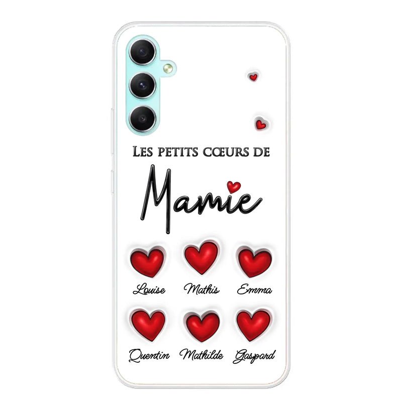 Les petits cœurs - Coque de téléphone personnalisée