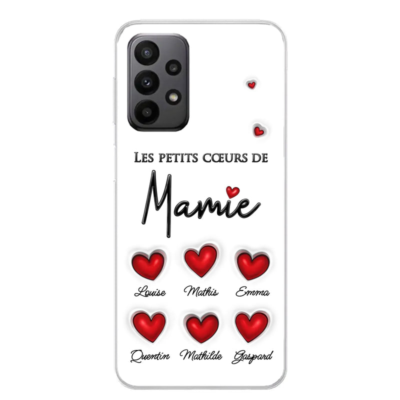 Les petits cœurs - Coque de téléphone personnalisée