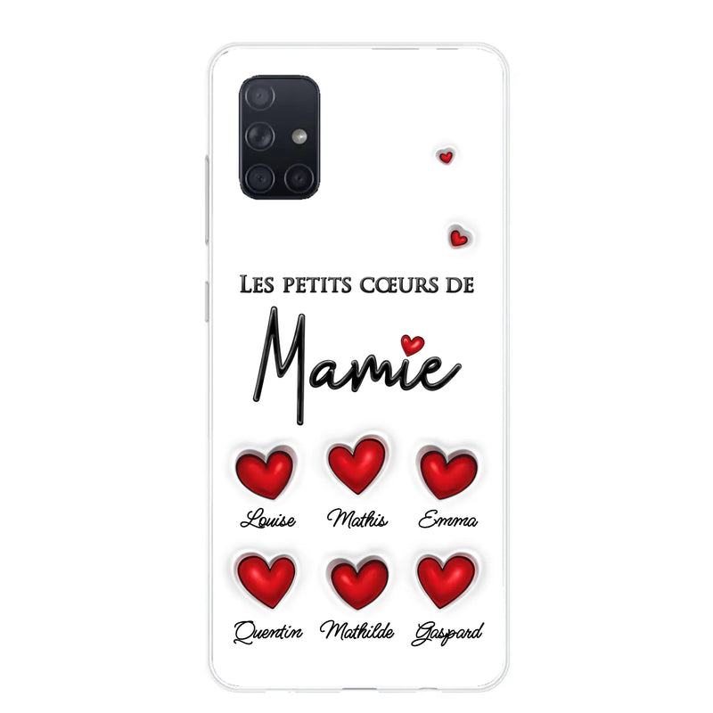 Les petits cœurs - Coque de téléphone personnalisée