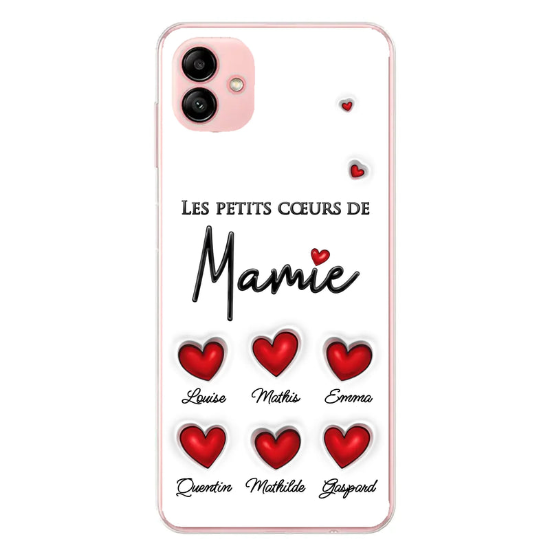 Les petits cœurs - Coque de téléphone personnalisée