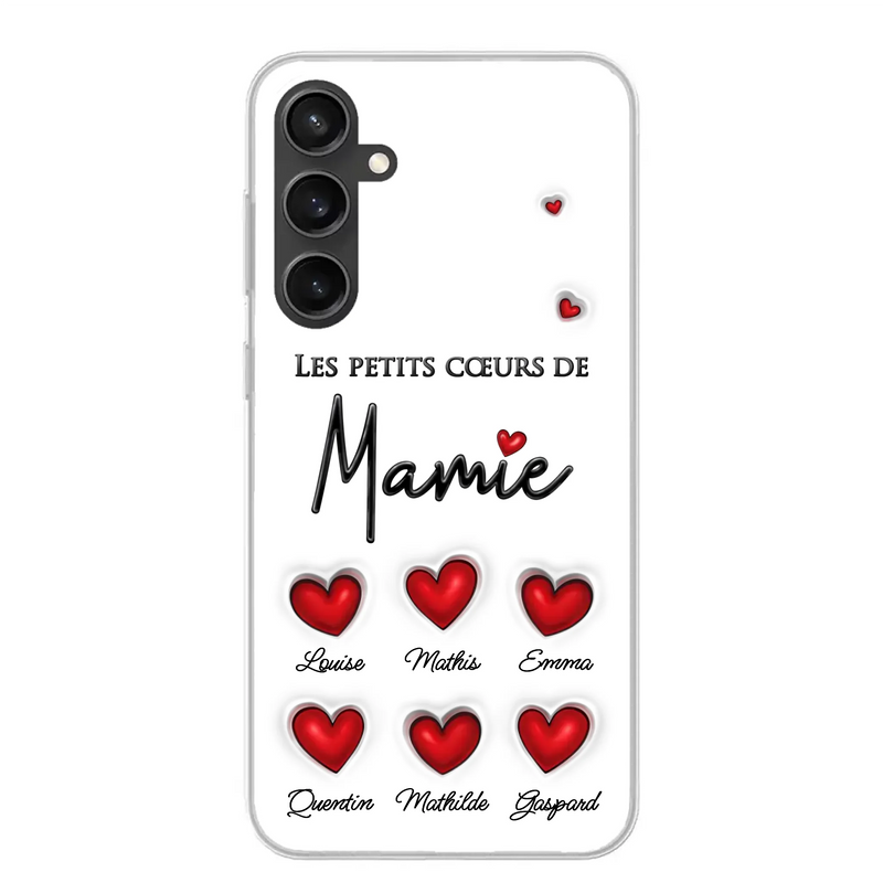 Les petits cœurs - Coque de téléphone personnalisée