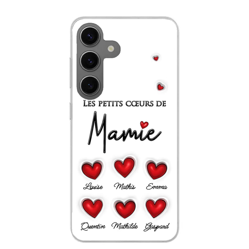 Les petits cœurs - Coque de téléphone personnalisée