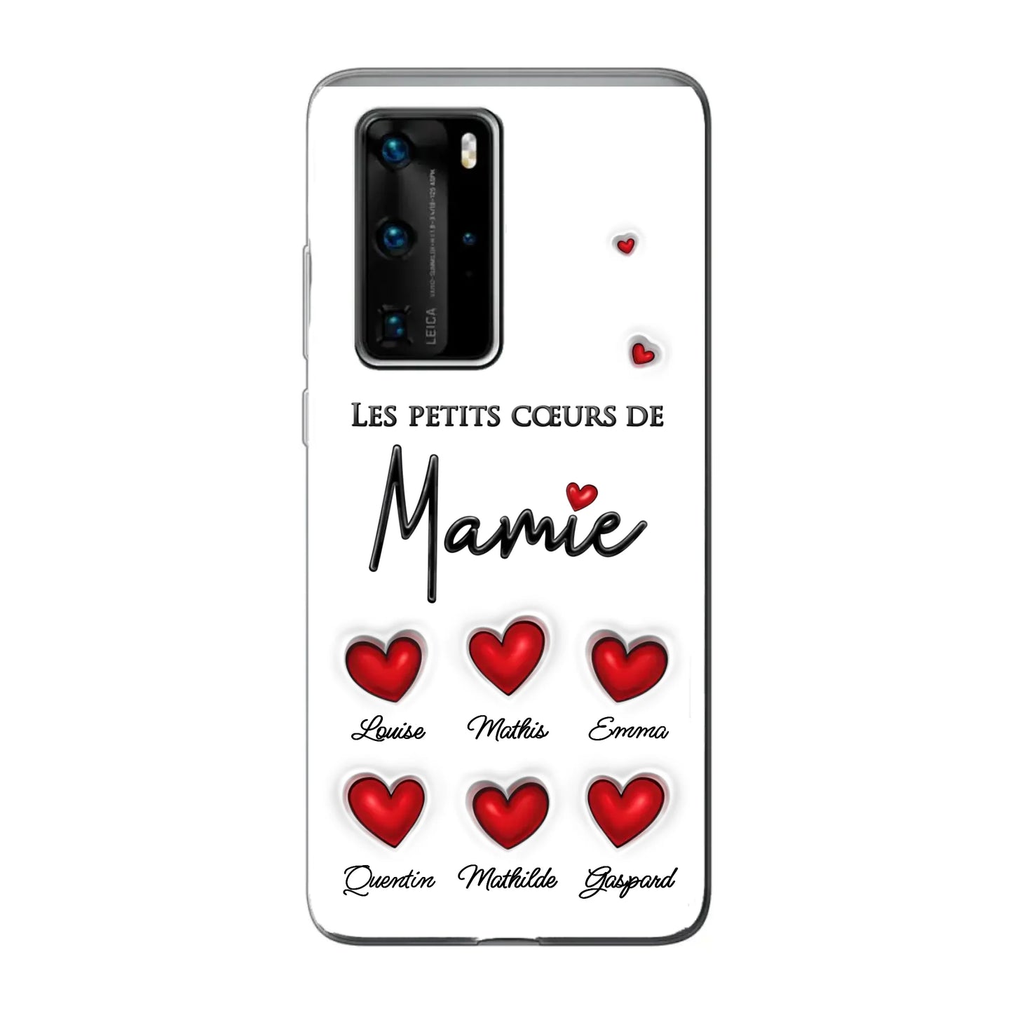 Les petits cœurs - Coque de téléphone personnalisée