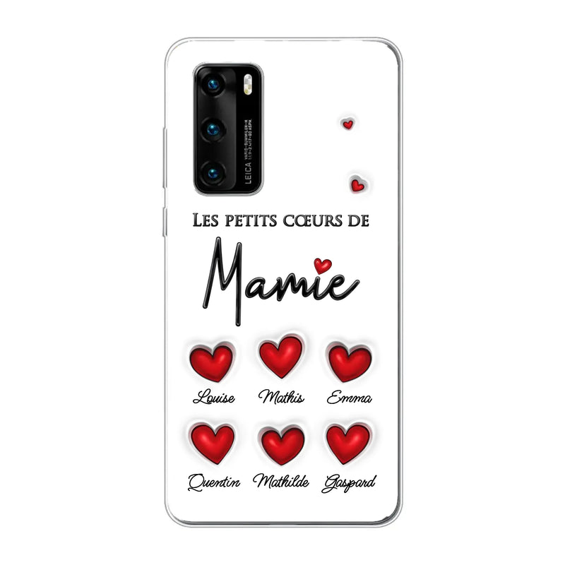 Les petits cœurs - Coque de téléphone personnalisée