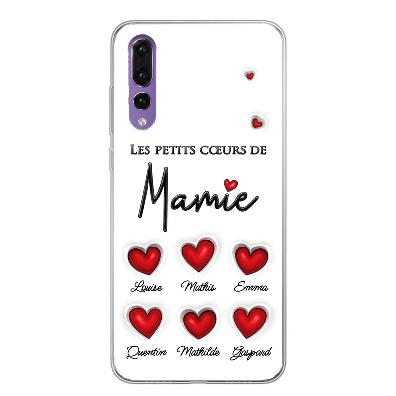 Les petits cœurs - Coque de téléphone personnalisée