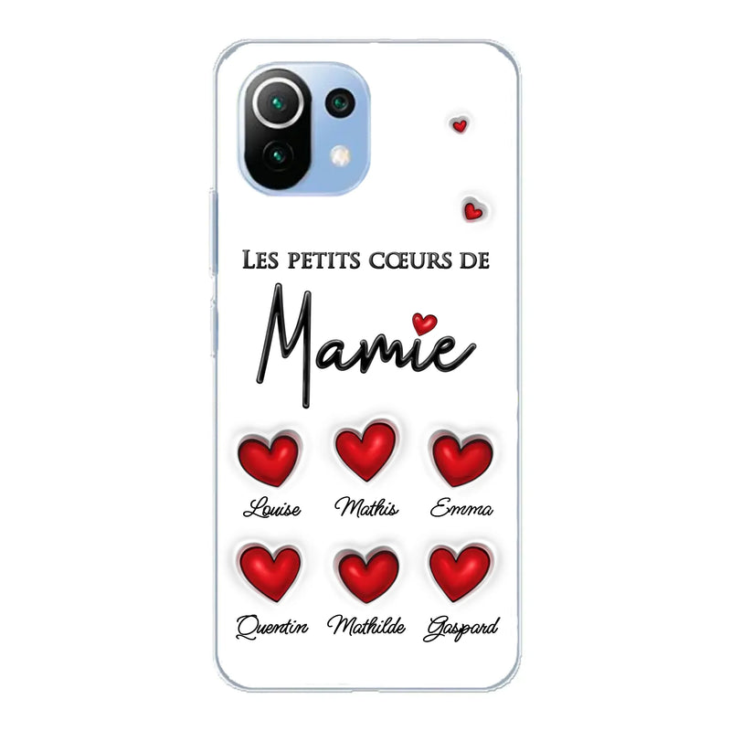 Les petits cœurs - Coque de téléphone personnalisée