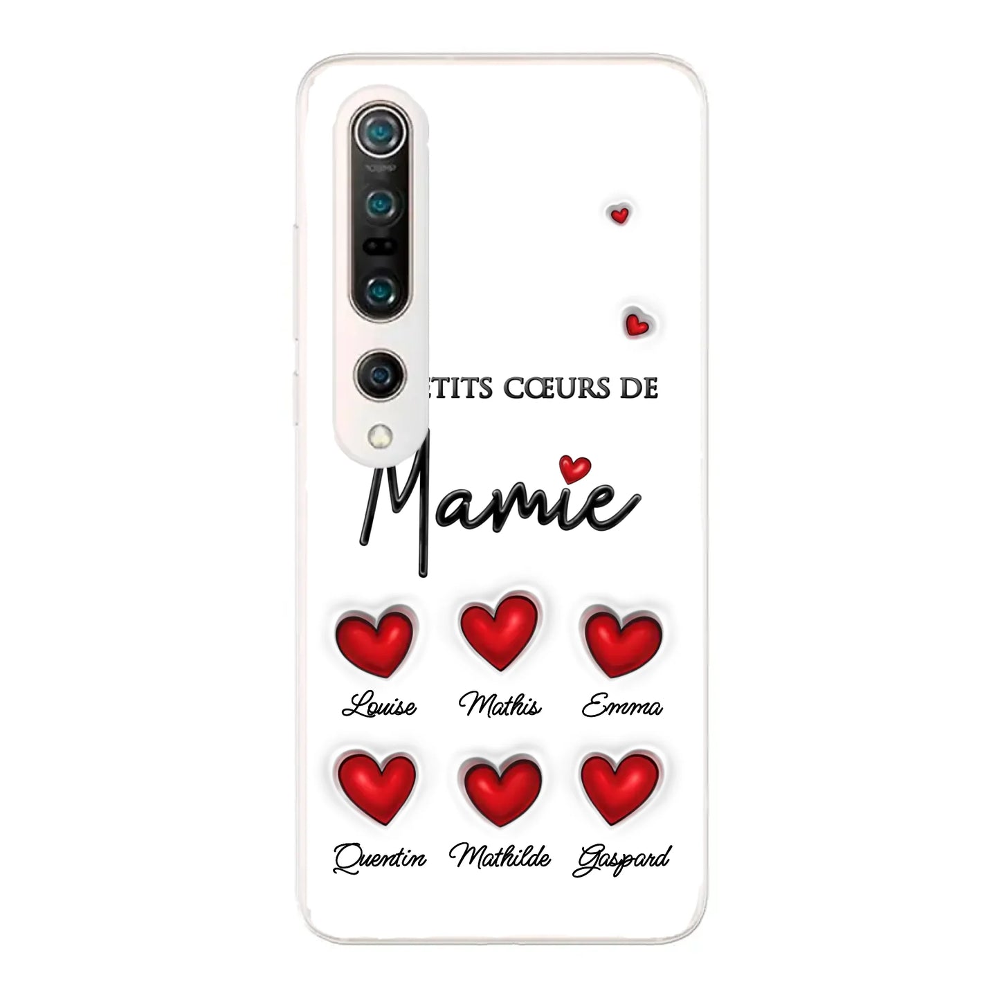 Les petits cœurs - Coque de téléphone personnalisée