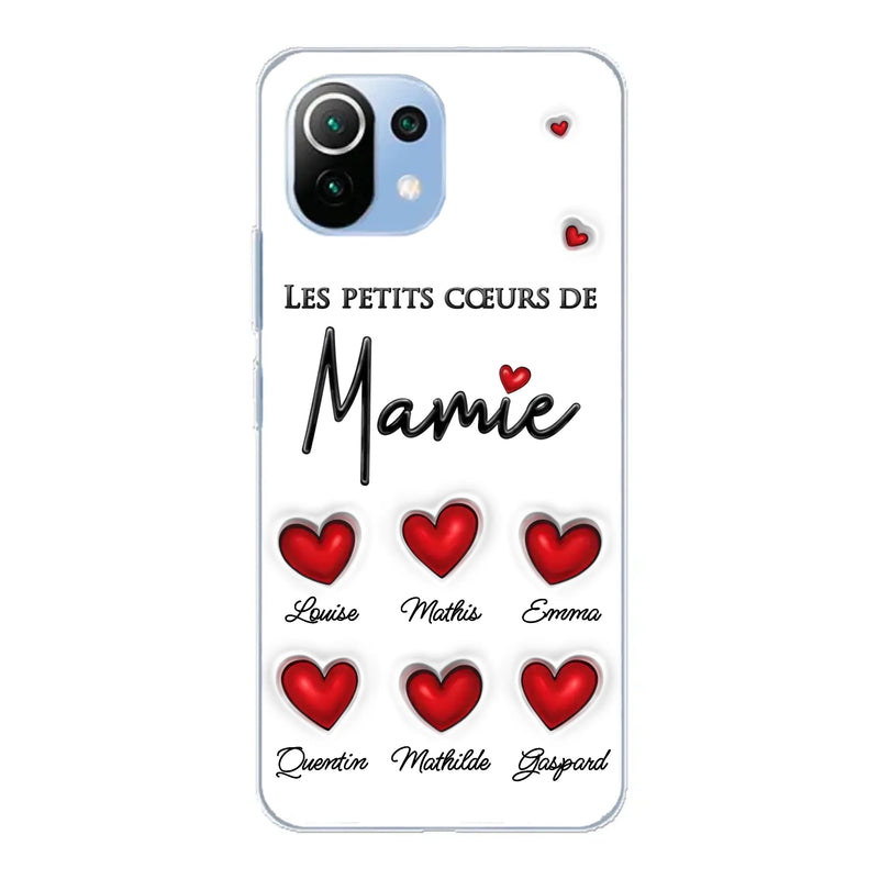 Les petits cœurs - Coque de téléphone personnalisée