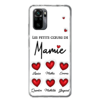 Les petits cœurs - Coque de téléphone personnalisée