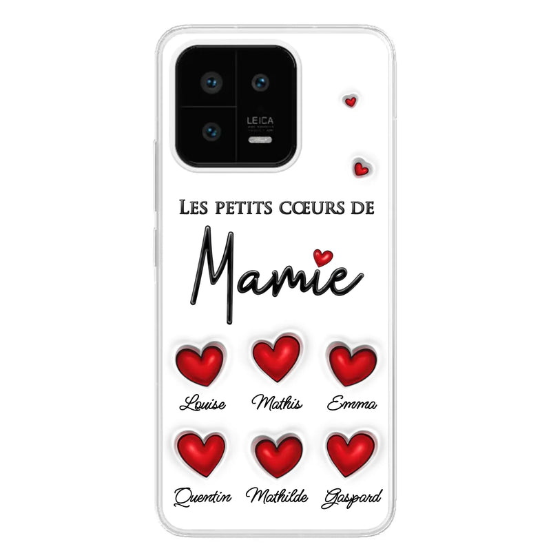 Les petits cœurs - Coque de téléphone personnalisée