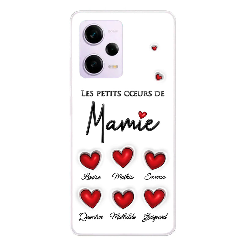 Les petits cœurs - Coque de téléphone personnalisée