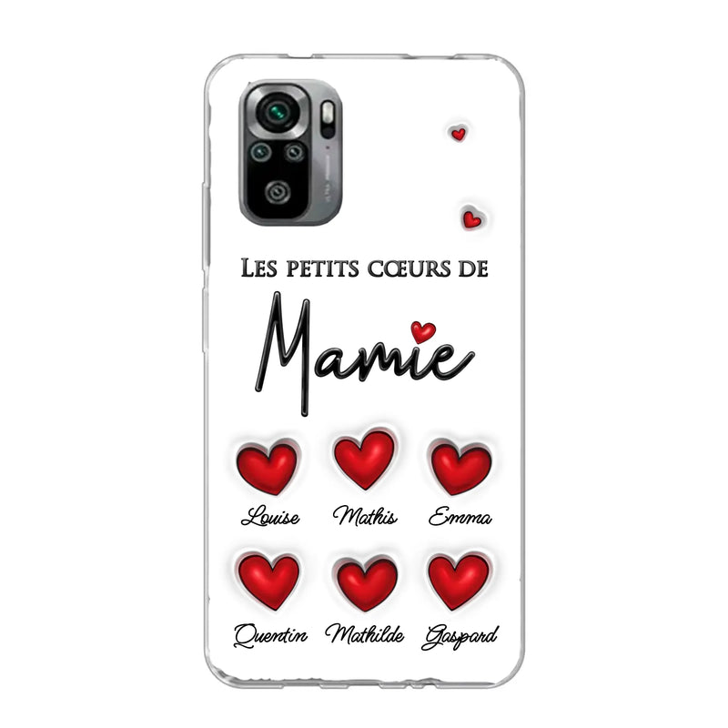 Les petits cœurs - Coque de téléphone personnalisée