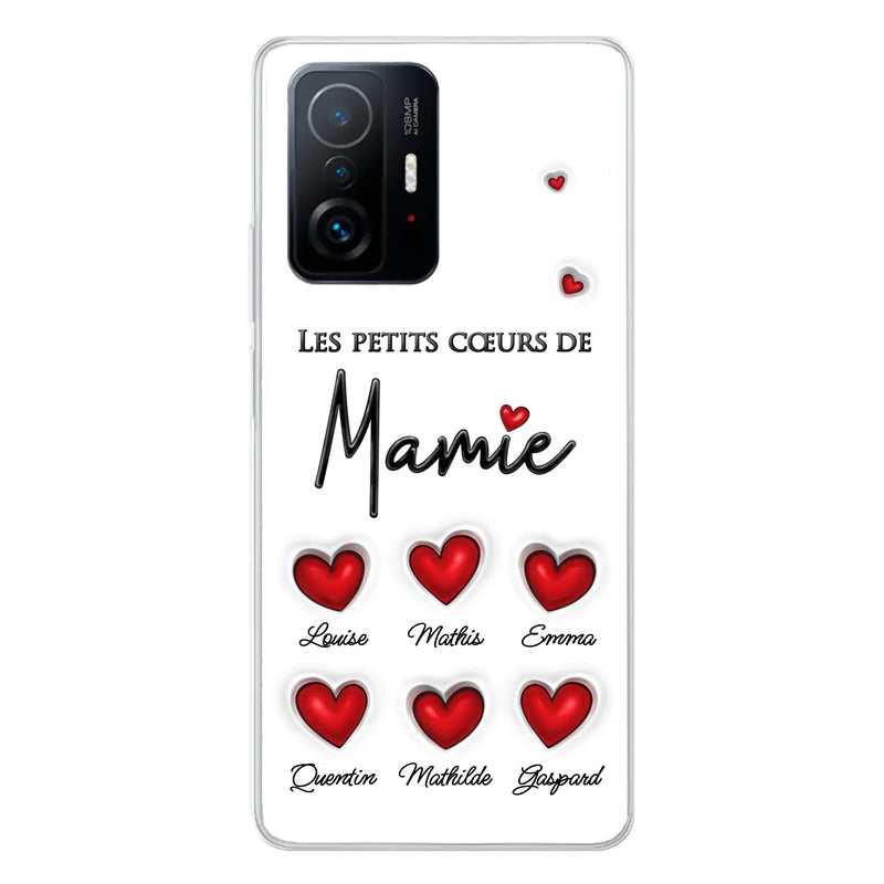 Les petits cœurs - Coque de téléphone personnalisée