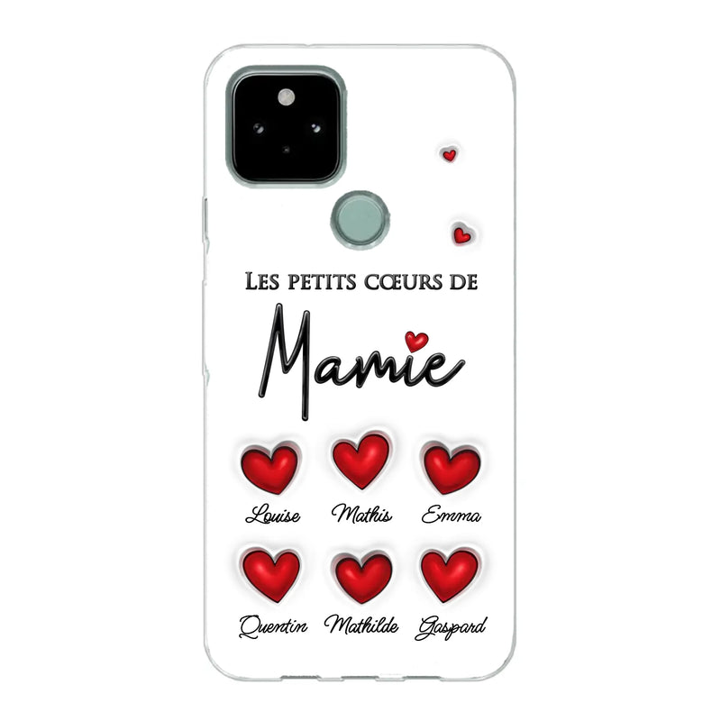 Les petits cœurs - Coque de téléphone personnalisée