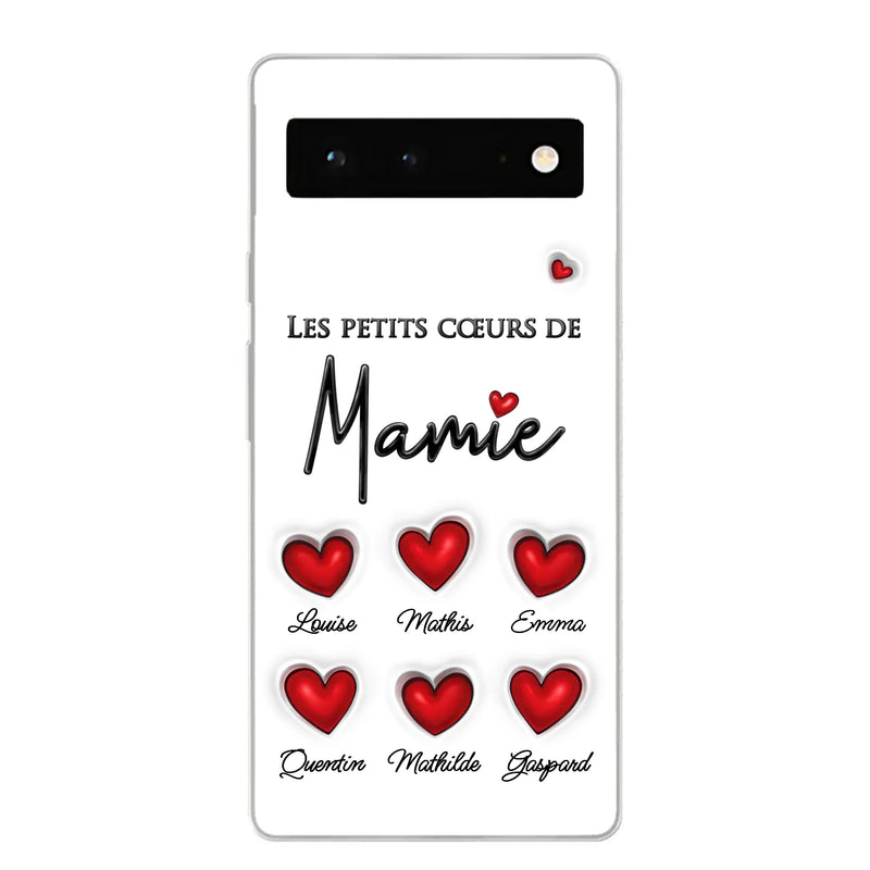 Les petits cœurs - Coque de téléphone personnalisée