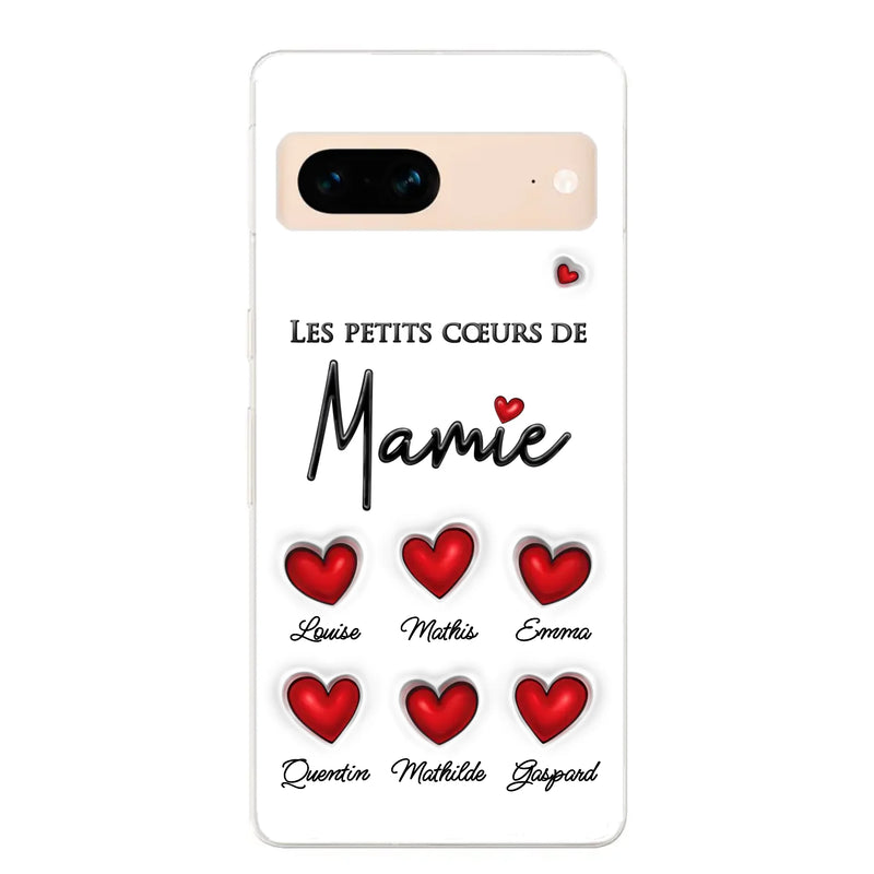 Les petits cœurs - Coque de téléphone personnalisée