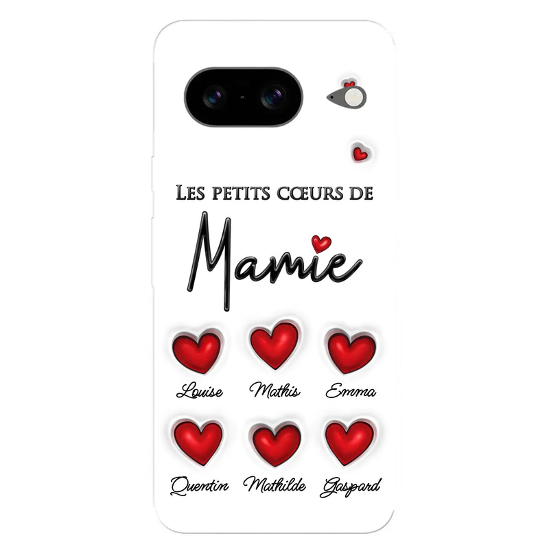 Les petits cœurs - Coque de téléphone personnalisée