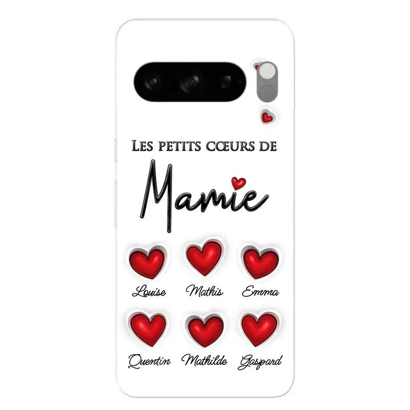 Les petits cœurs - Coque de téléphone personnalisée