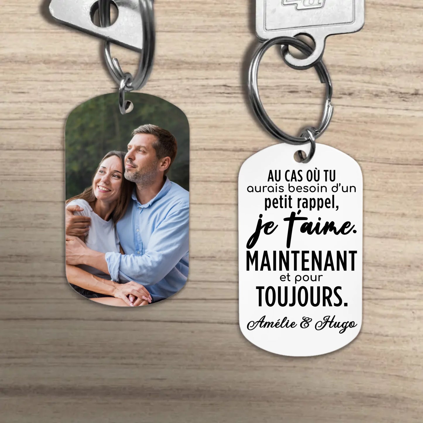 Un petit rappel - Porte-clés personnalisés