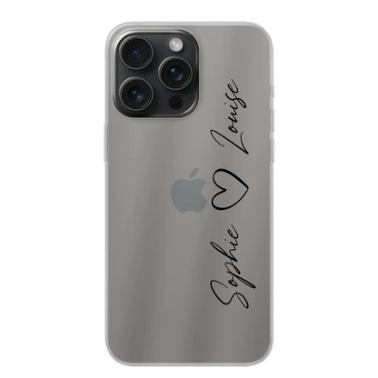 Vos noms - Coque de téléphone personnalisée