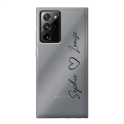 Vos noms - Coque de téléphone personnalisée