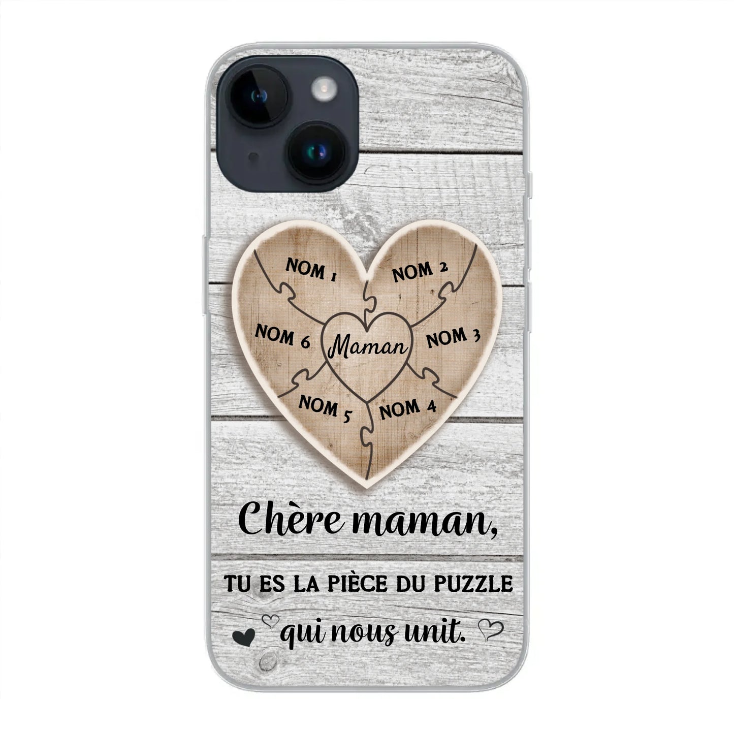 Pièce de puzzle - Coque de téléphone personnalisée
