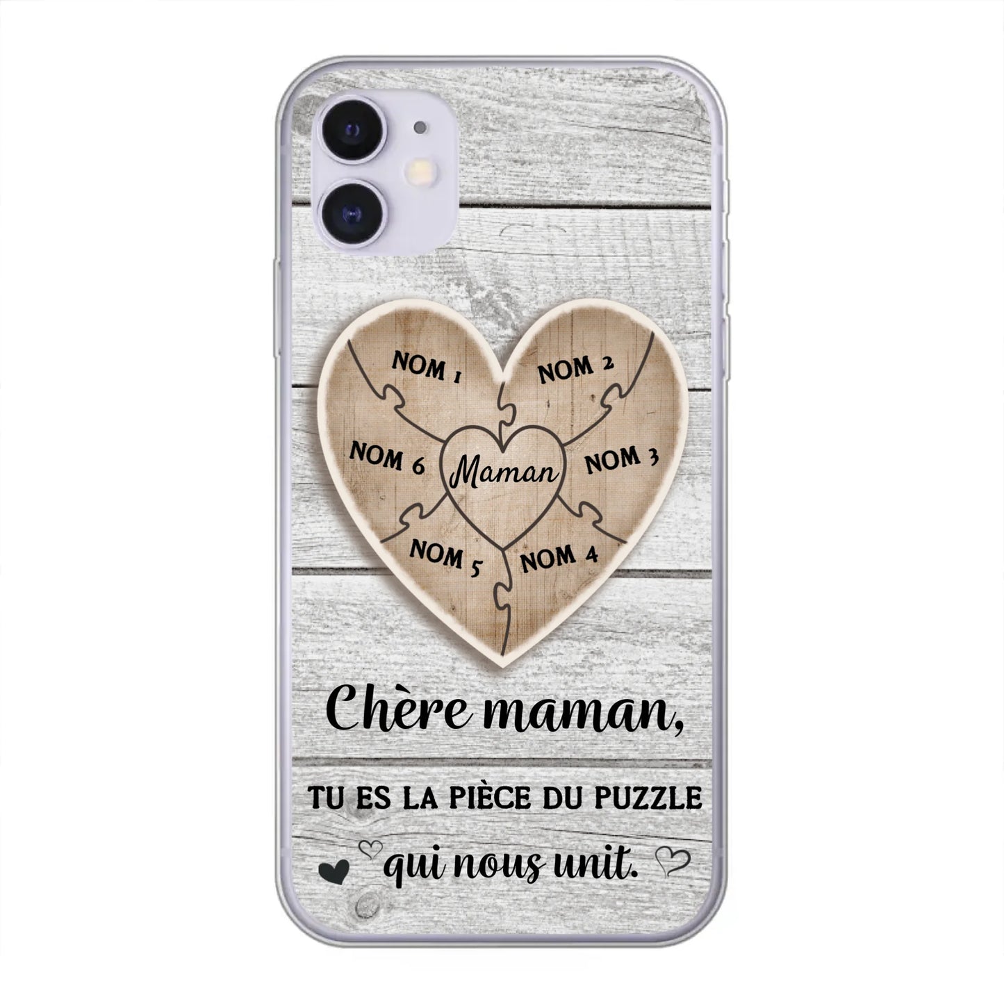 Pièce de puzzle - Coque de téléphone personnalisée