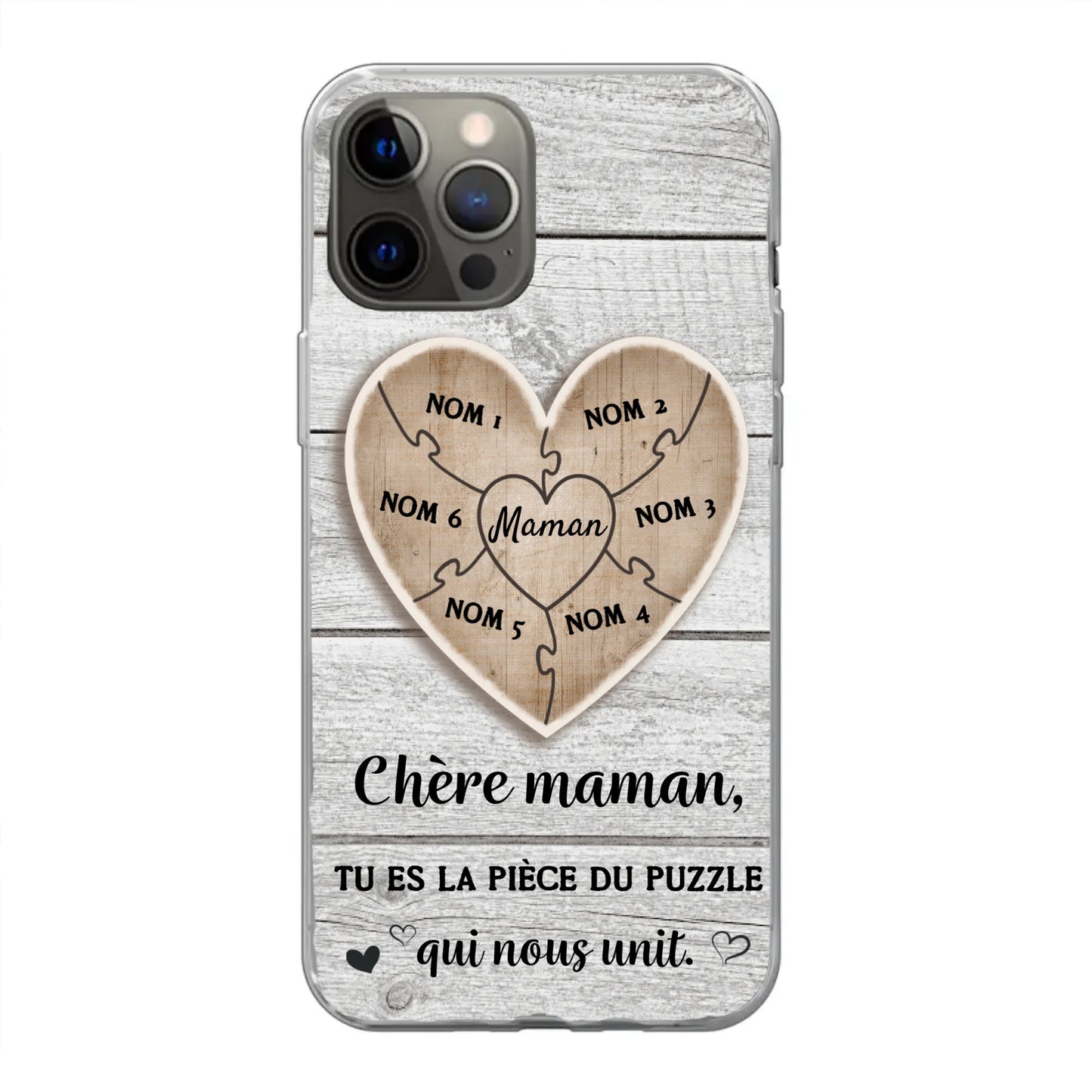 Pièce de puzzle - Coque de téléphone personnalisée