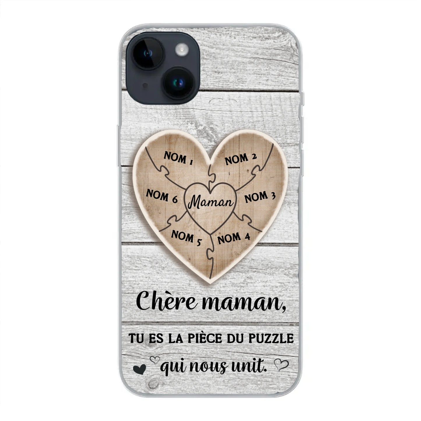 Pièce de puzzle - Coque de téléphone personnalisée