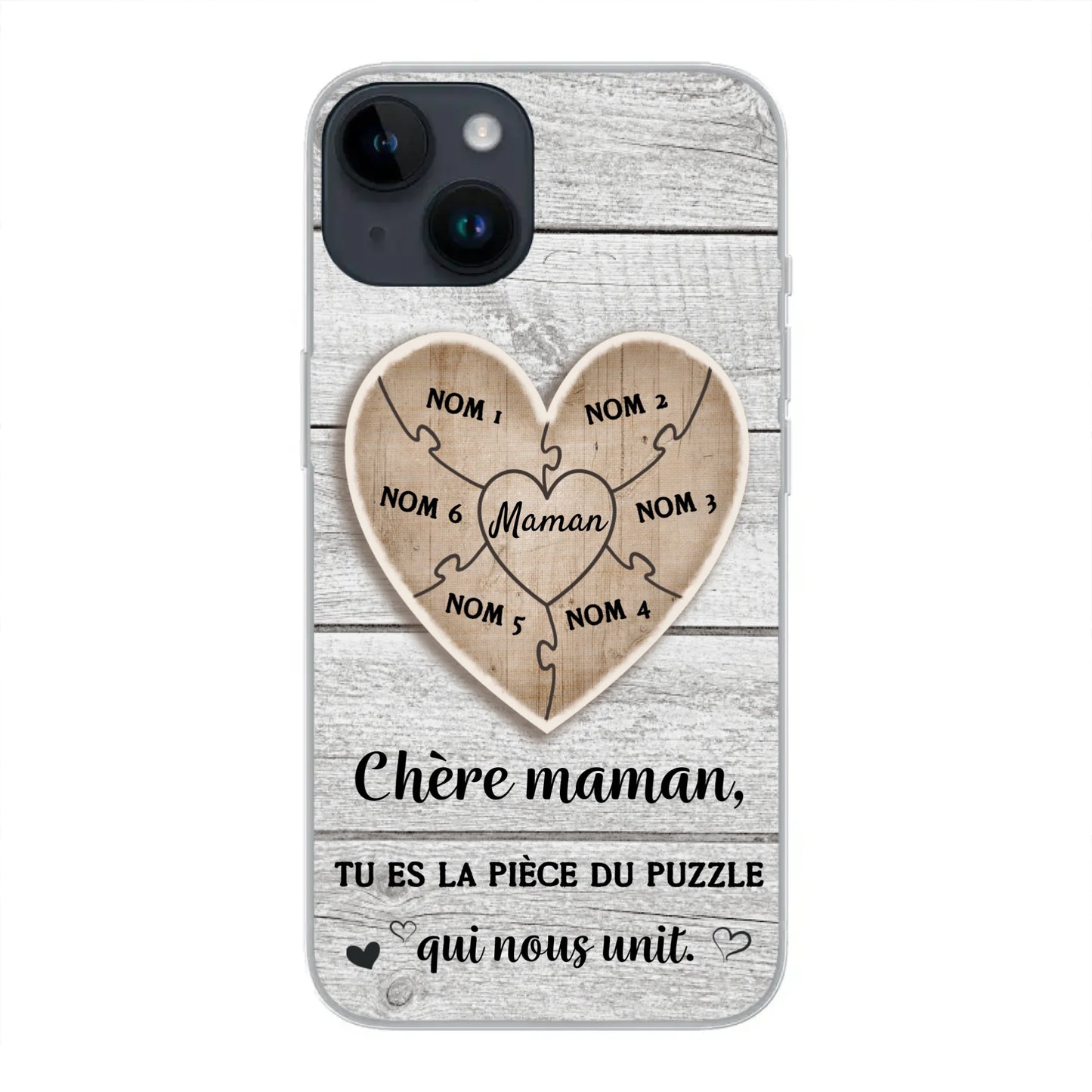 Pièce de puzzle - Coque de téléphone personnalisée