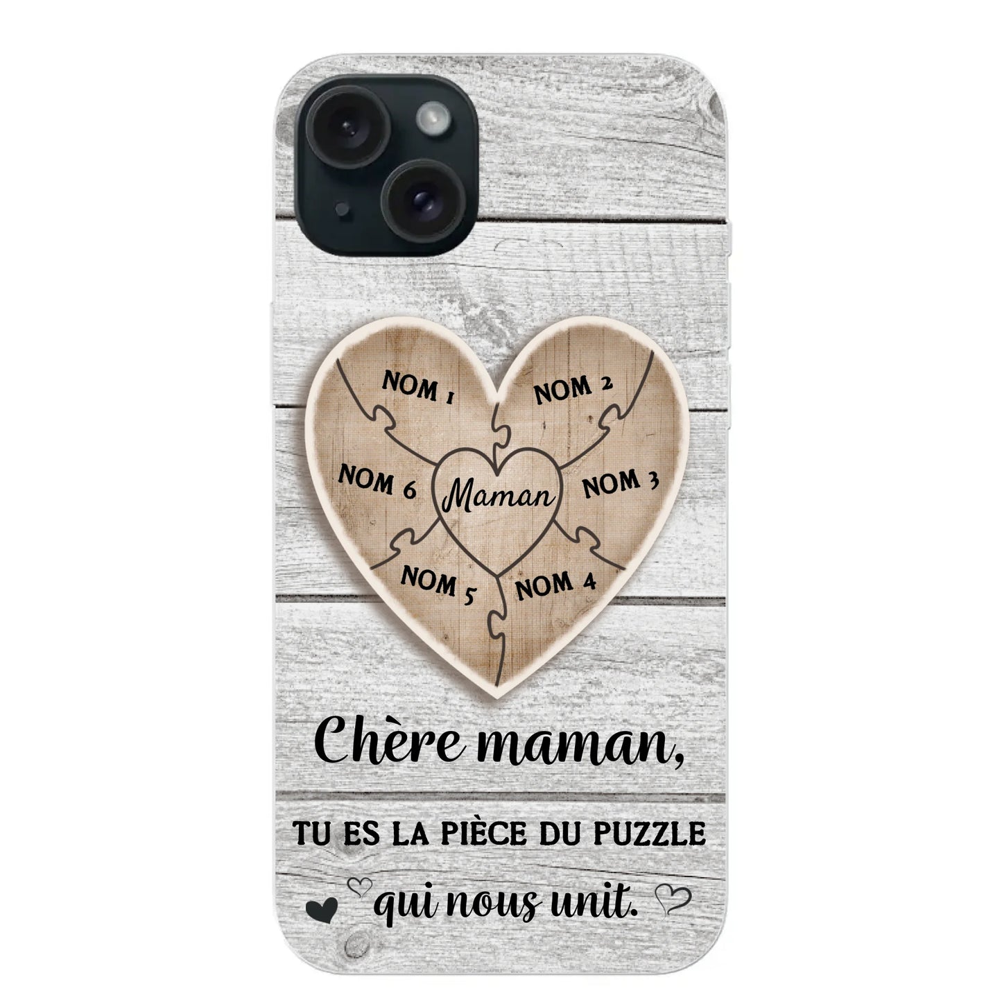 Pièce de puzzle - Coque de téléphone personnalisée