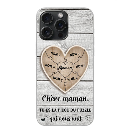 Pièce de puzzle - Coque de téléphone personnalisée