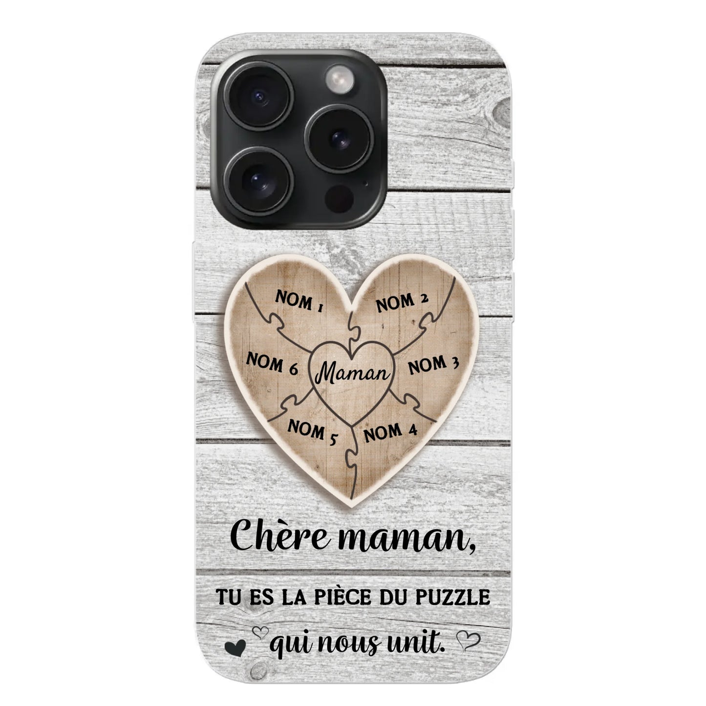 Pièce de puzzle - Coque de téléphone personnalisée