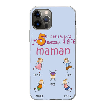 Les plus belles raisons - Coque de téléphone personnalisée