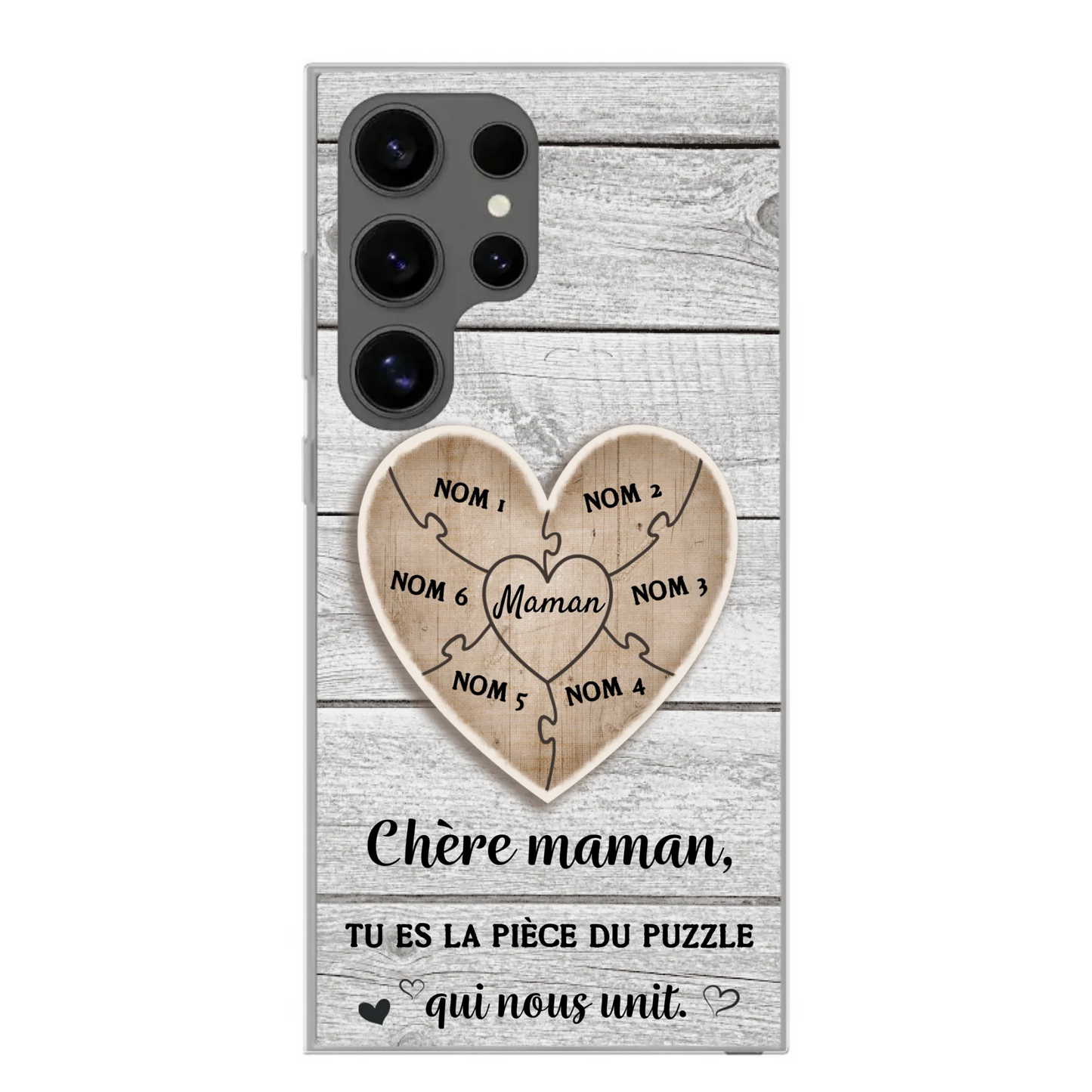 Pièce de puzzle - Coque de téléphone personnalisée
