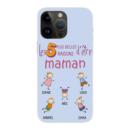 Les plus belles raisons - Coque de téléphone personnalisée