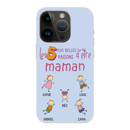 Les plus belles raisons - Coque de téléphone personnalisée