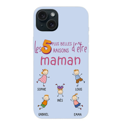 Les plus belles raisons - Coque de téléphone personnalisée
